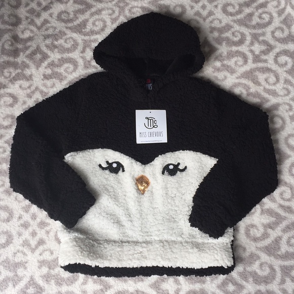 Miss Chievous Other - NWT Girls Penguin Hoodie